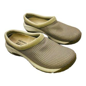 Merrell Encore Women's Slip On Mules Silver Birch Size 8 EUC